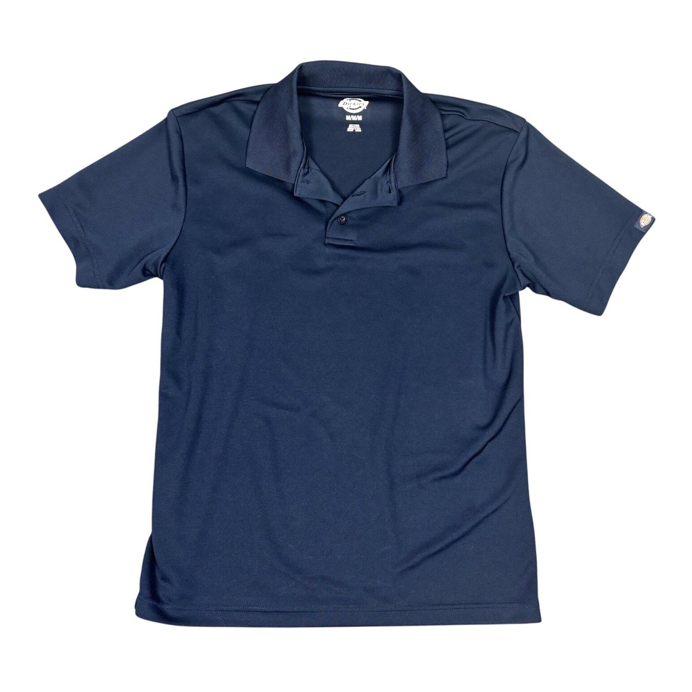 Dickies‎ Blue Polo Shirt Men's Short Sleeve Collared Workwear Golf Size Medium